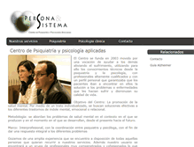 Tablet Screenshot of personaysistema.com